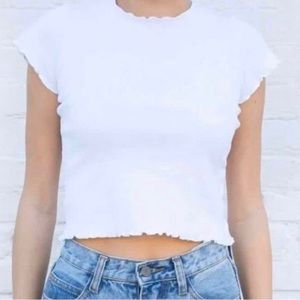 Brandy melville white wynn top